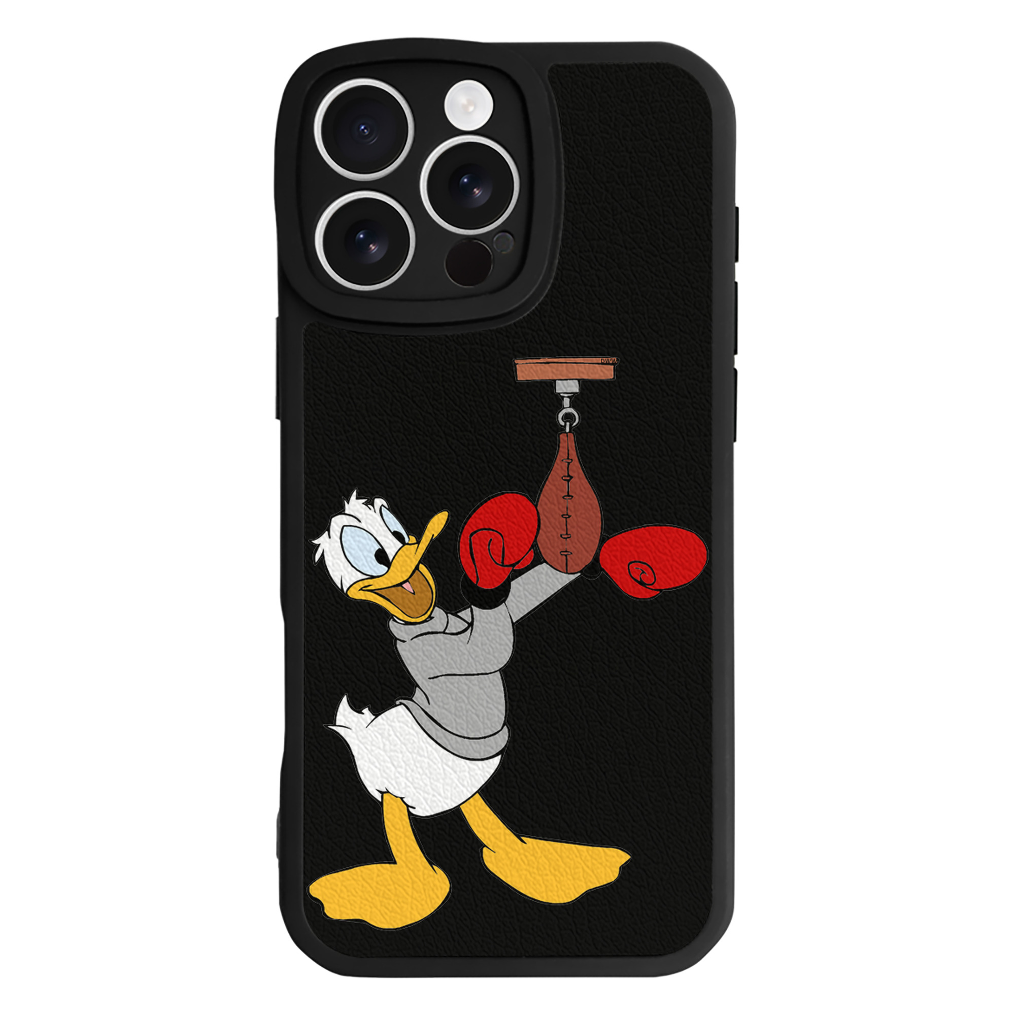 （画像用） ミッキーマウス Mickey Mouse 【iPhone 16シリーズ対応】シリコンスマホケース（レザー調） 材質：シリコン